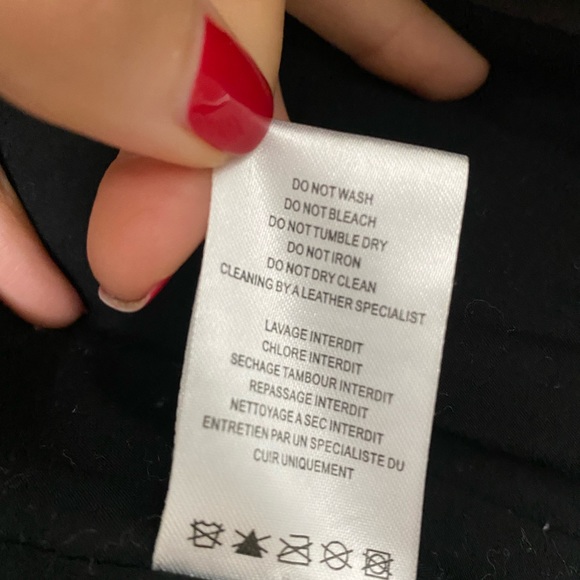 IRO Leather Jacket Sz 36 - Picture 7 of 11